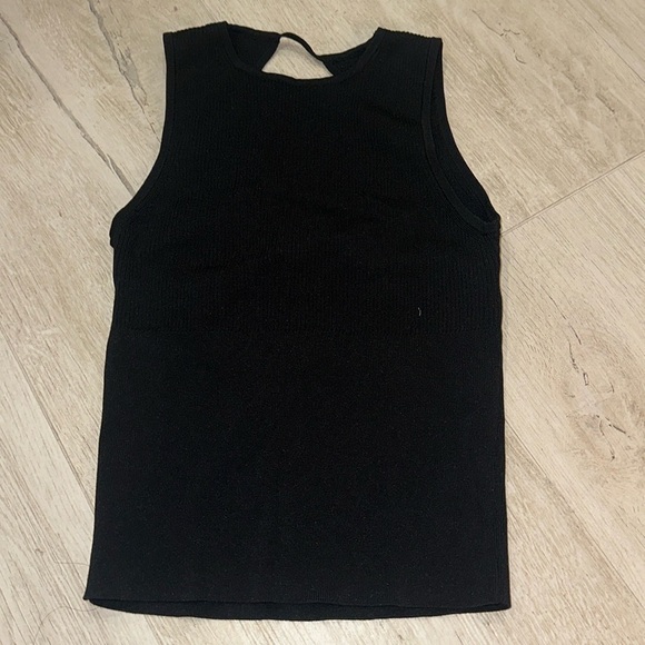 ‼️$10 sale‼️ ZARA Black Ribbed tank top - Picture 2 of 7